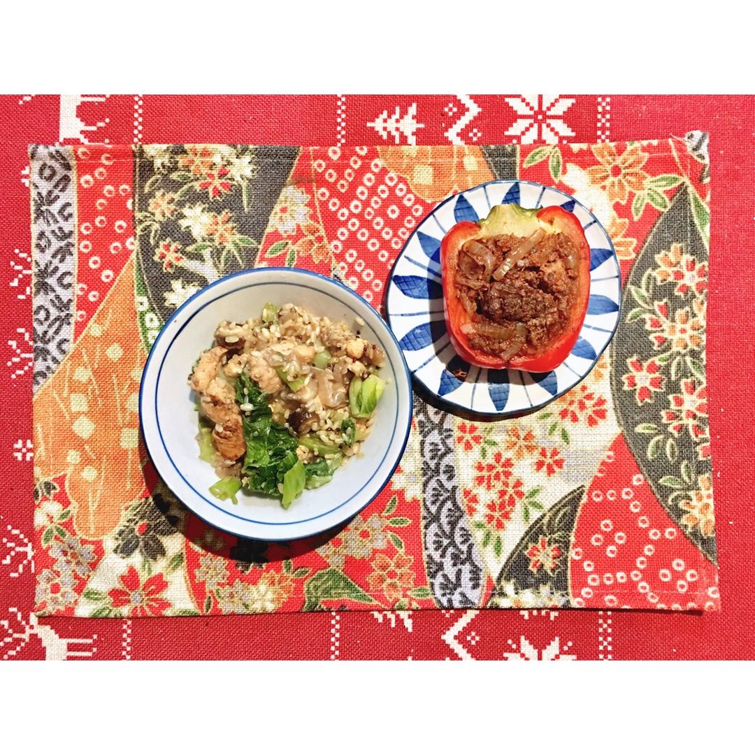 【健康三餐】番茄肉末焗彩椒