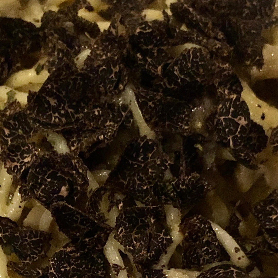 钱的味道：牛肝菌黑松露意面 Fettuccine with porcini mushroom and black truffle