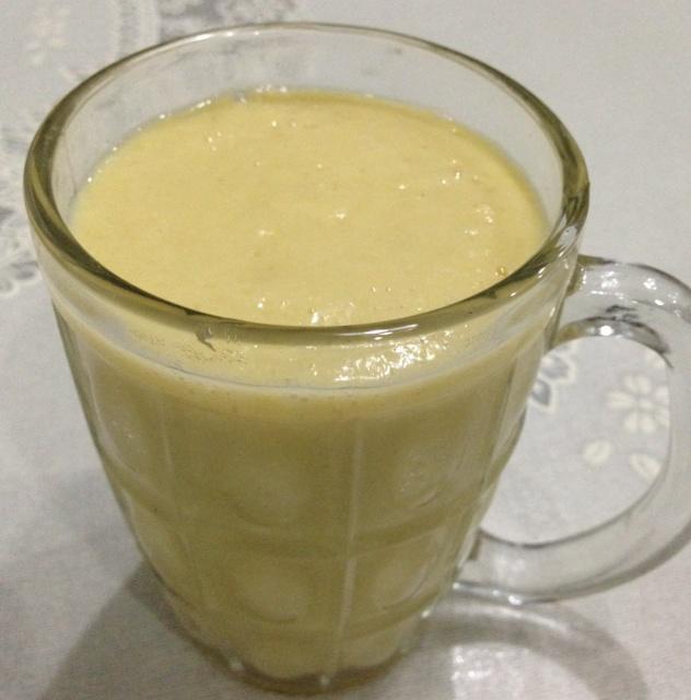 奶香玉米香蕉汁的做法