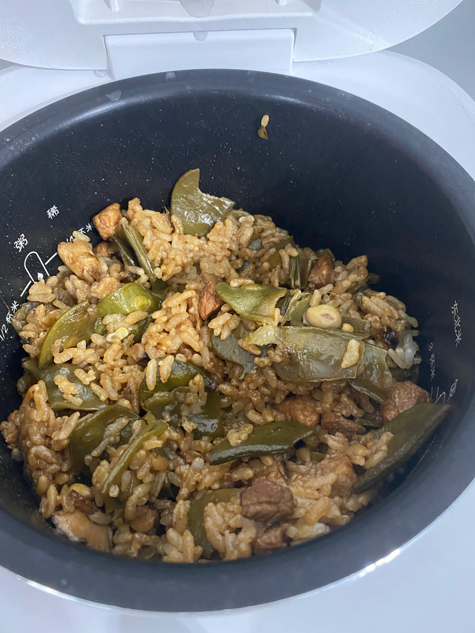 家乡扁豆肉饭