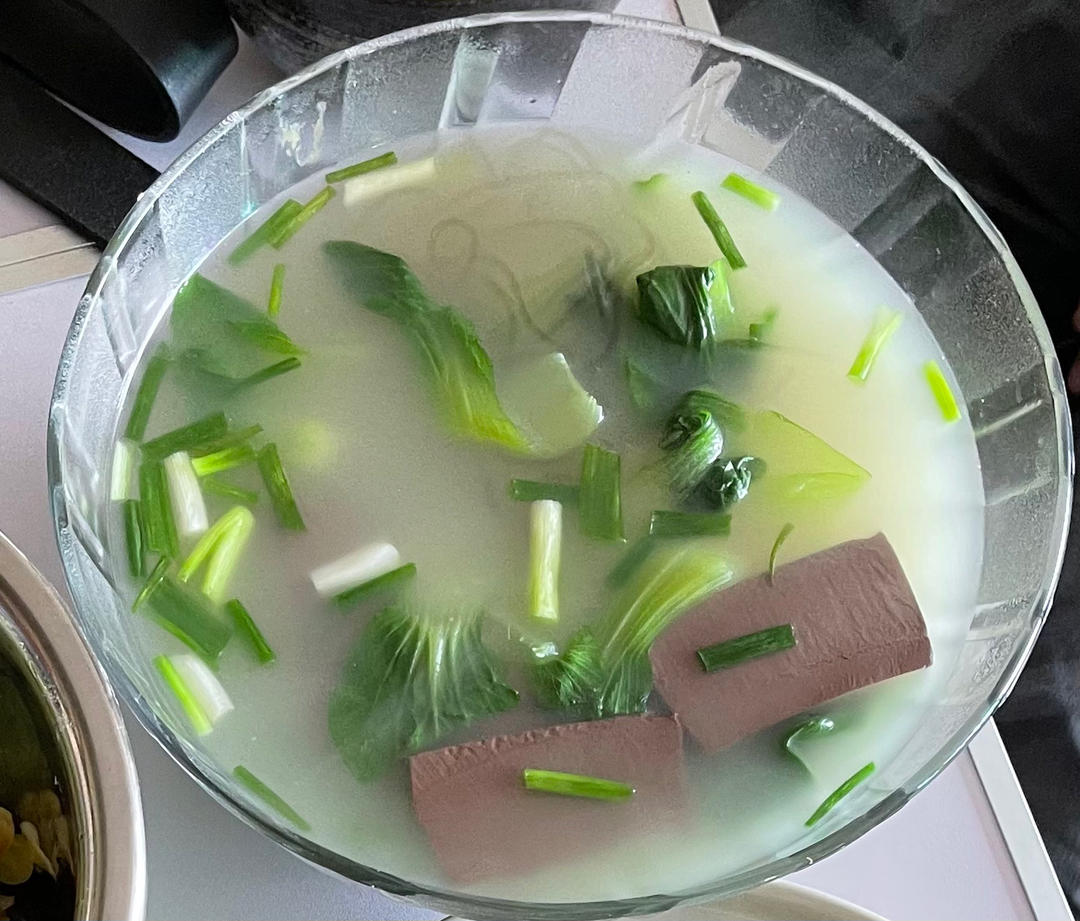 鸭血粉丝汤（无浓汤宝）