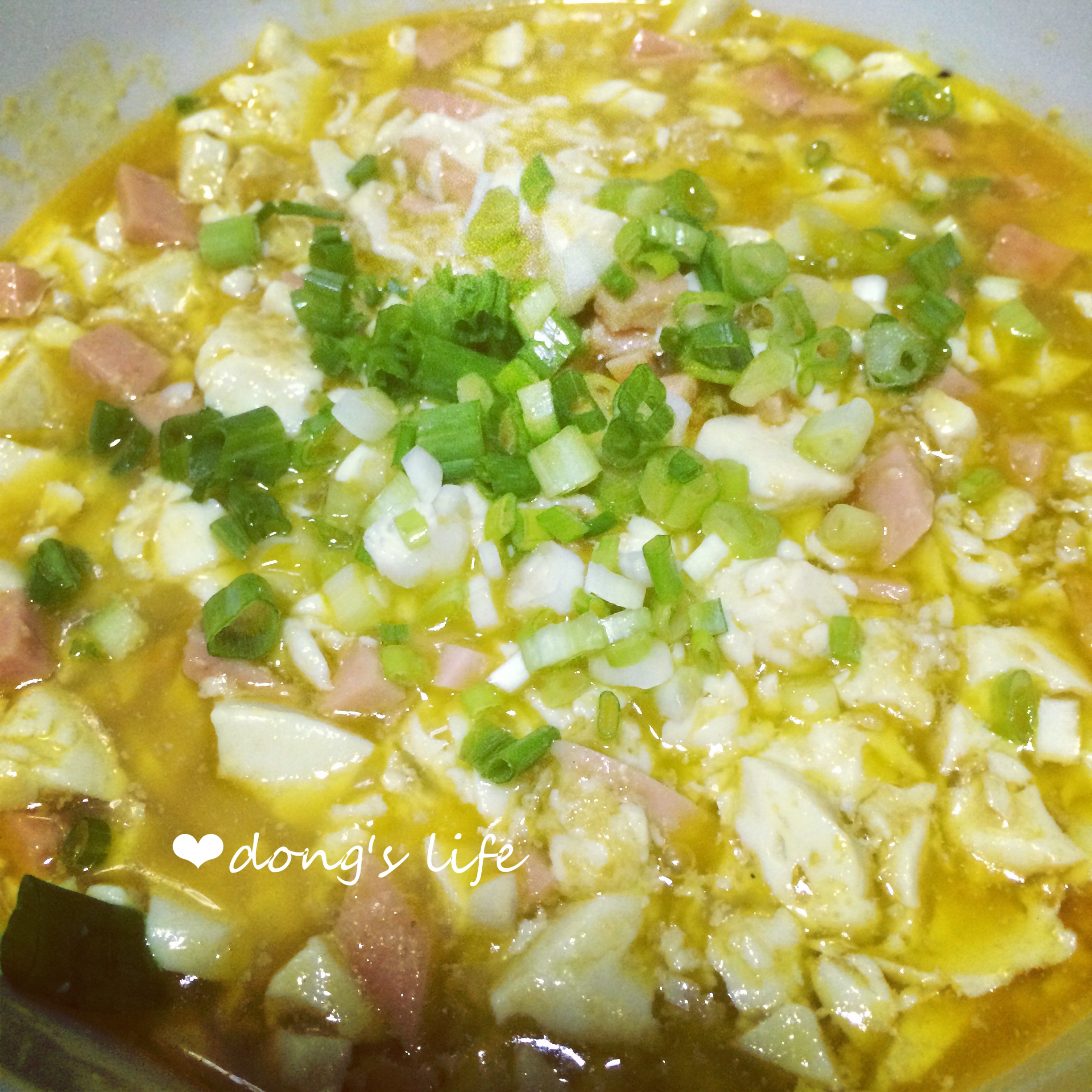 蟹黄豆花
