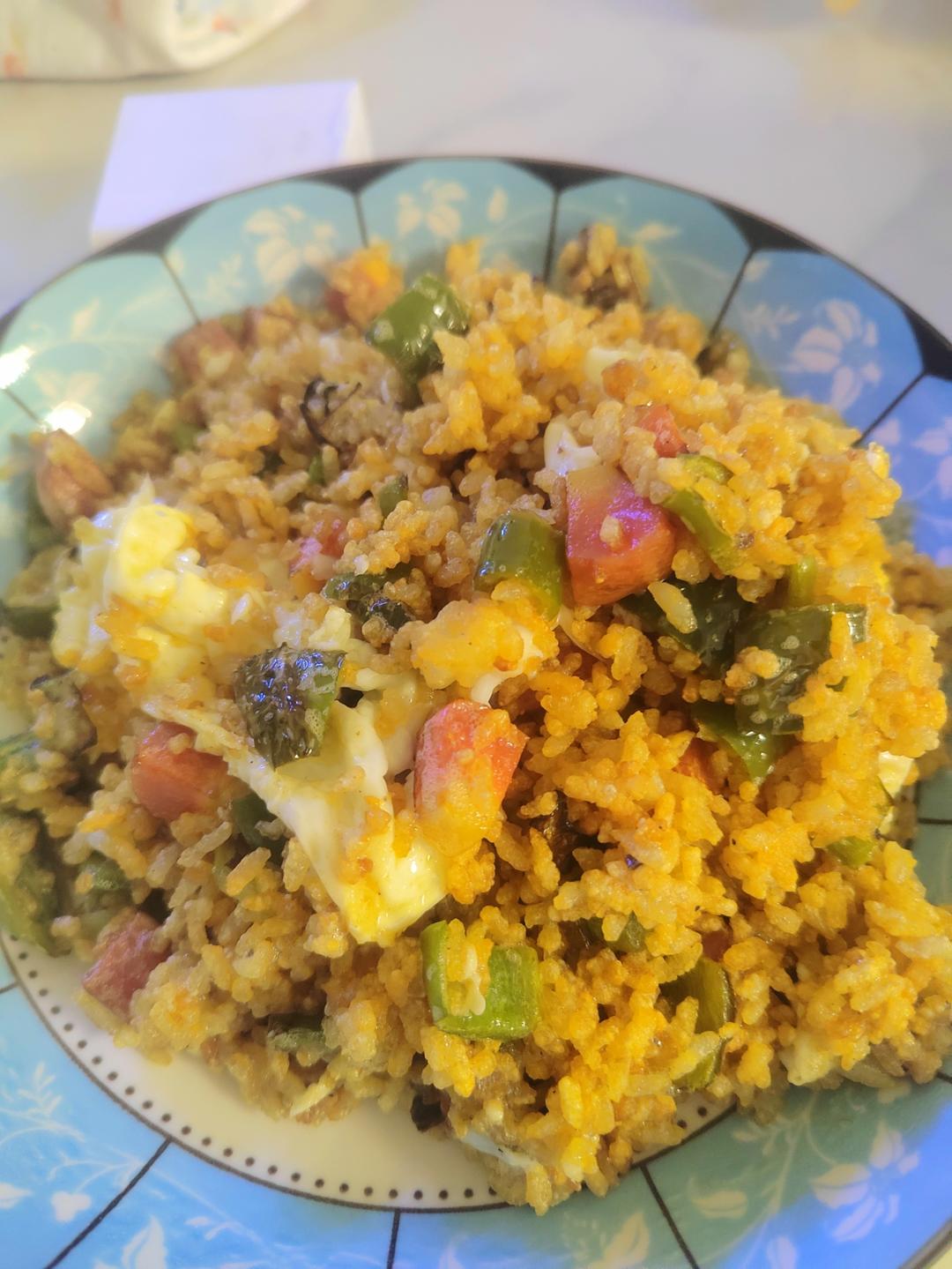 炒米饭蛋炒饭二十分钟快手家常