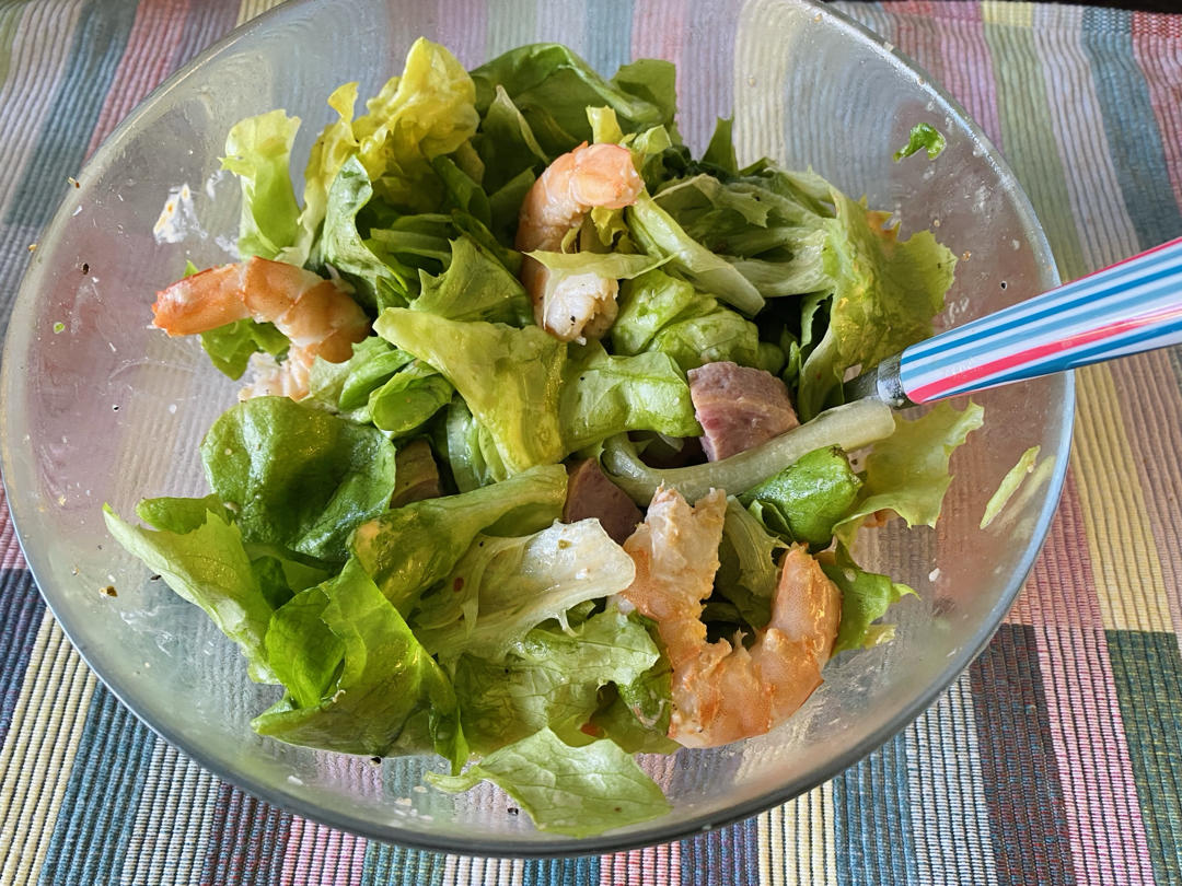蔬菜火腿沙拉