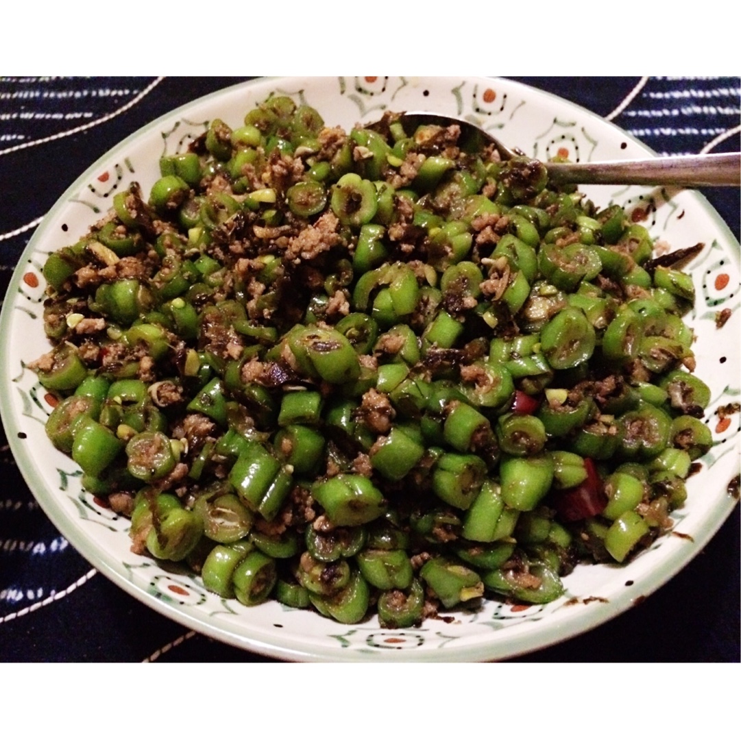 橄榄菜炒四季豆
