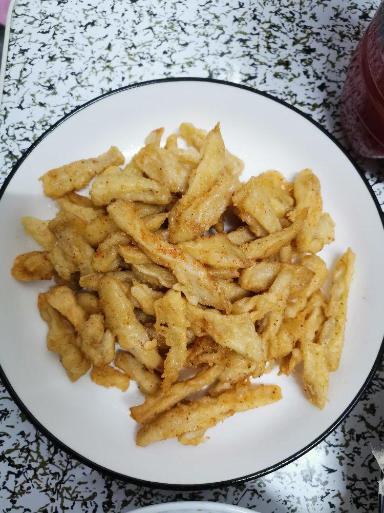 丹丹5xf6做的比肉还好吃的酥炸杏鲍菇