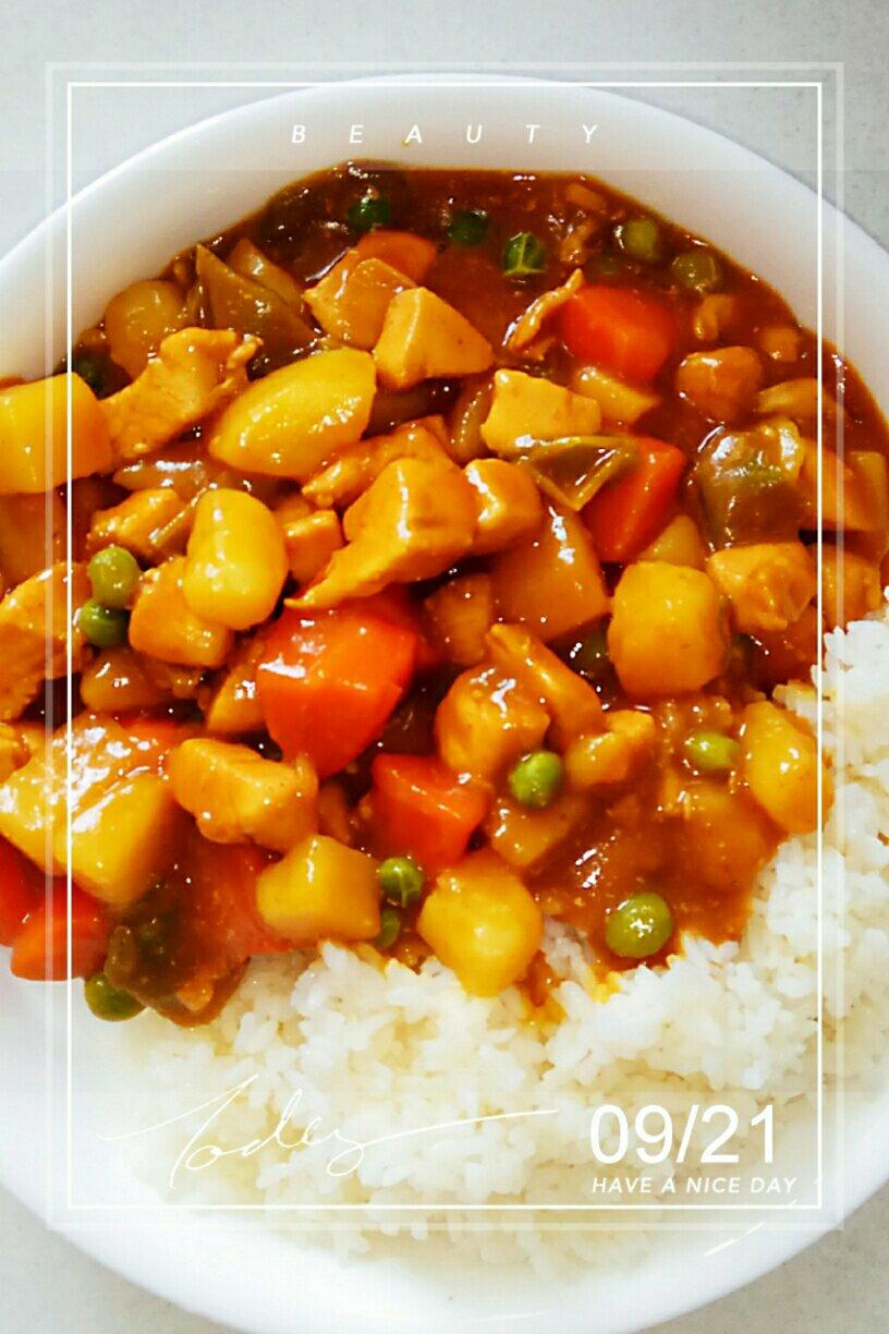 土豆咖喱鸡肉