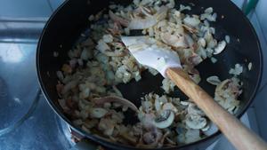 20分钟快手低脂伪白酱蘑菇意面的做法 步骤3