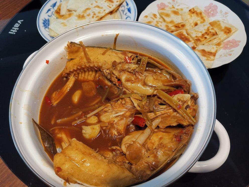 鱼头泡饼 炖鱼头（家庭版旺顺阁）