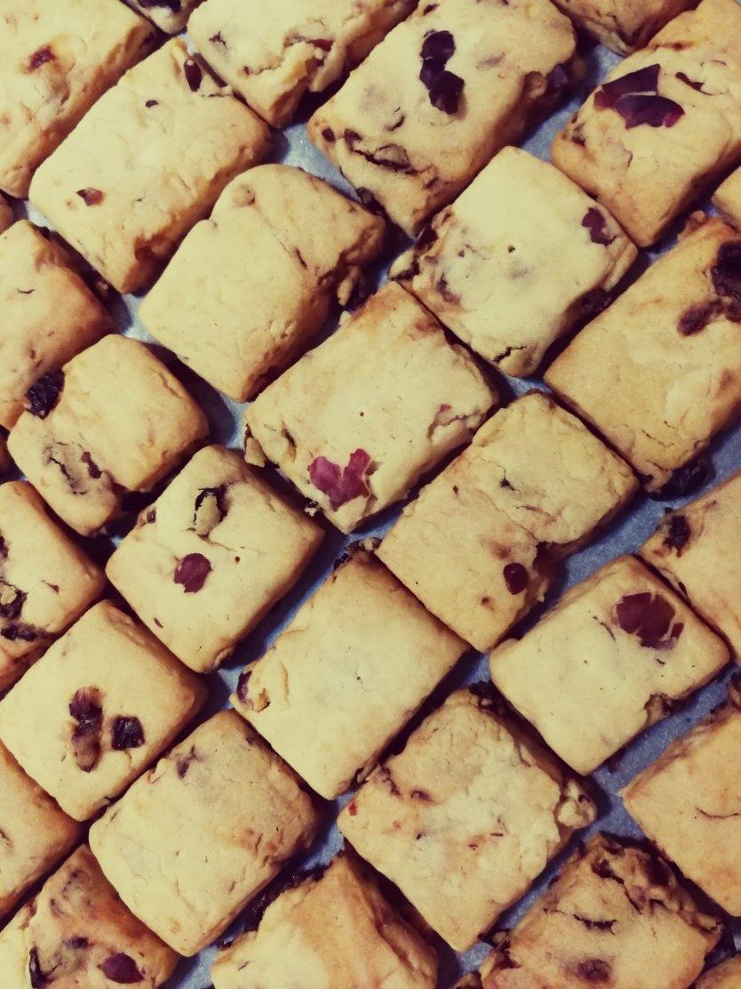 玫瑰花提子饼干（植物油版）