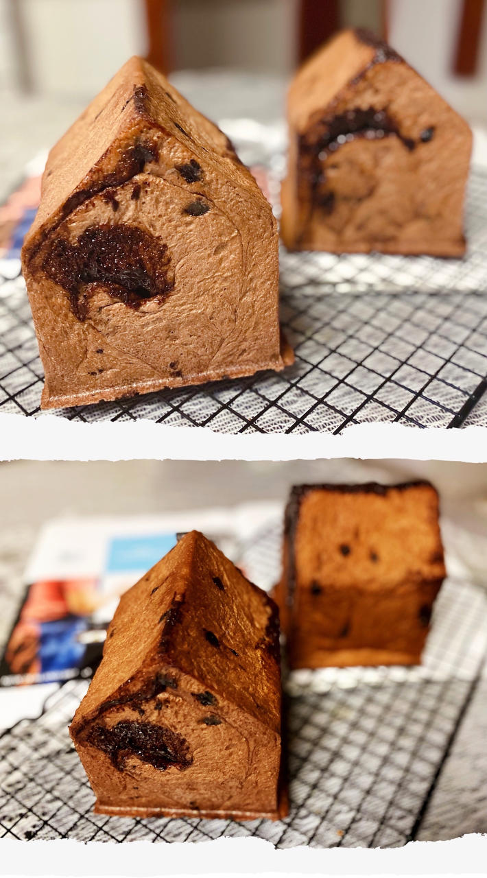 巨~巨好吃的巧克力奶油吐司