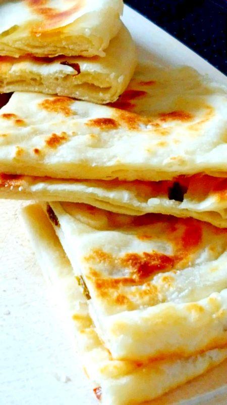 巴州鹿做的葱油饼发面