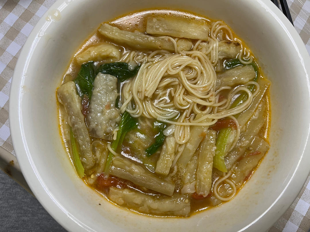 茄子面 挂面也好吃，简单易上手