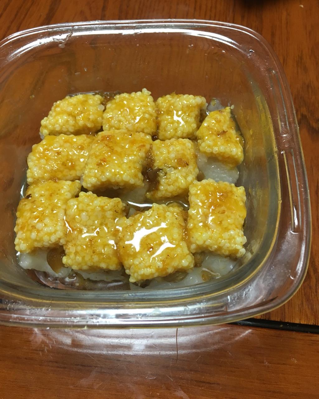 爱吃的萍做的西贝小米凉糕