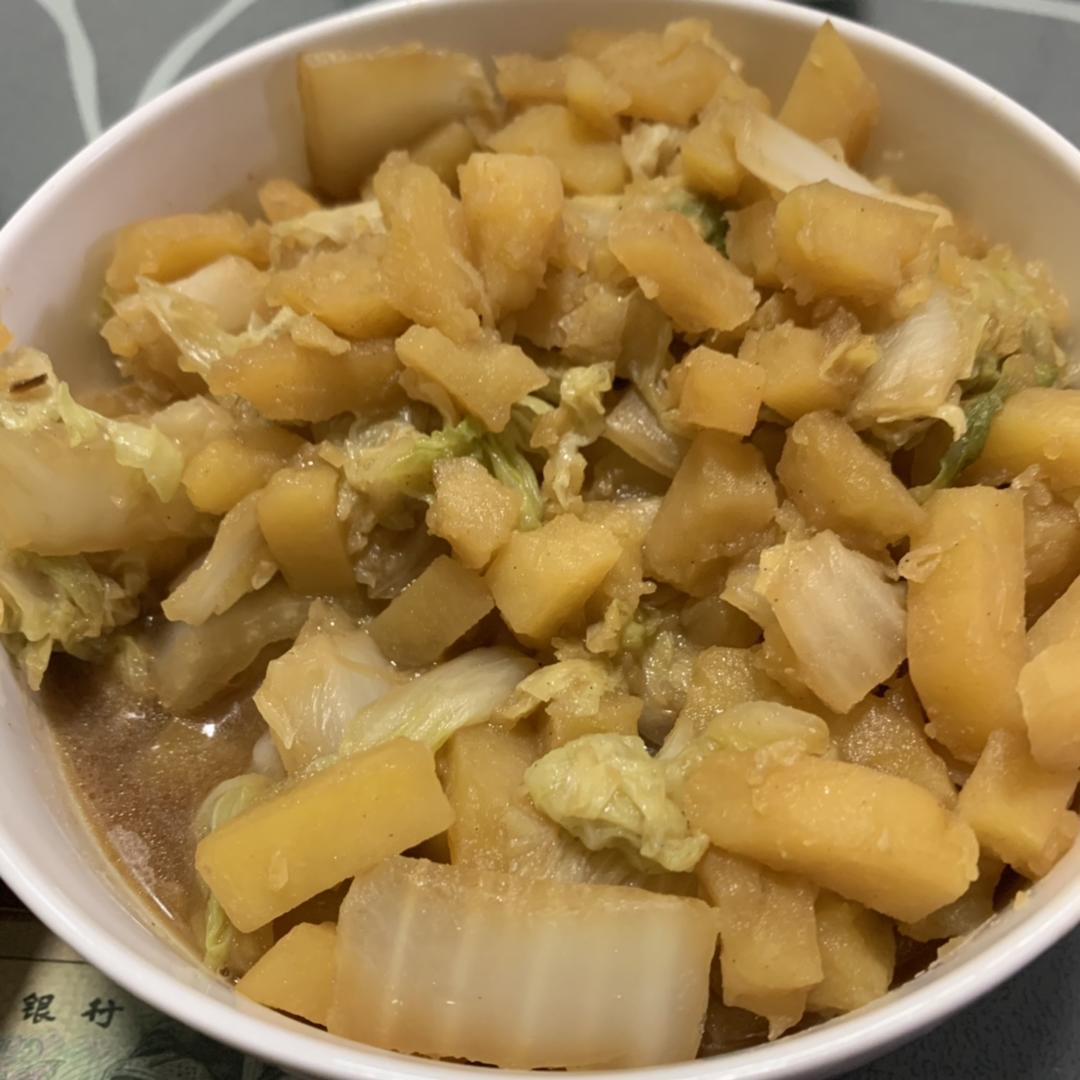 大白菜炖土豆