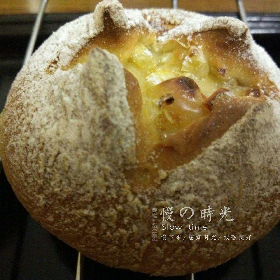 全麦芝士熔岩面包