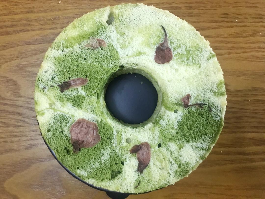 云石糯米戚风（抹茶戚风）