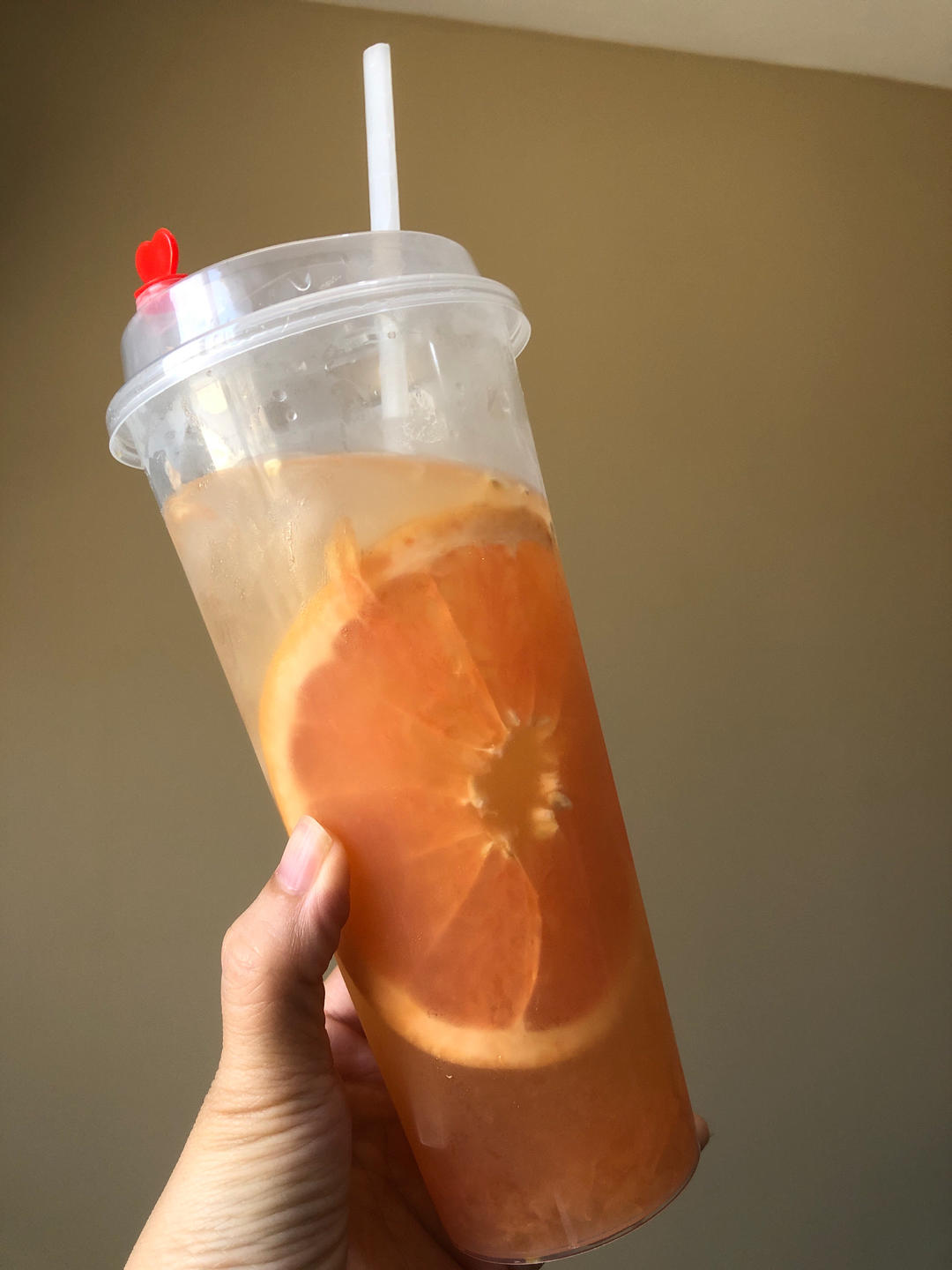 夏日晚霞葡萄柚冰茶