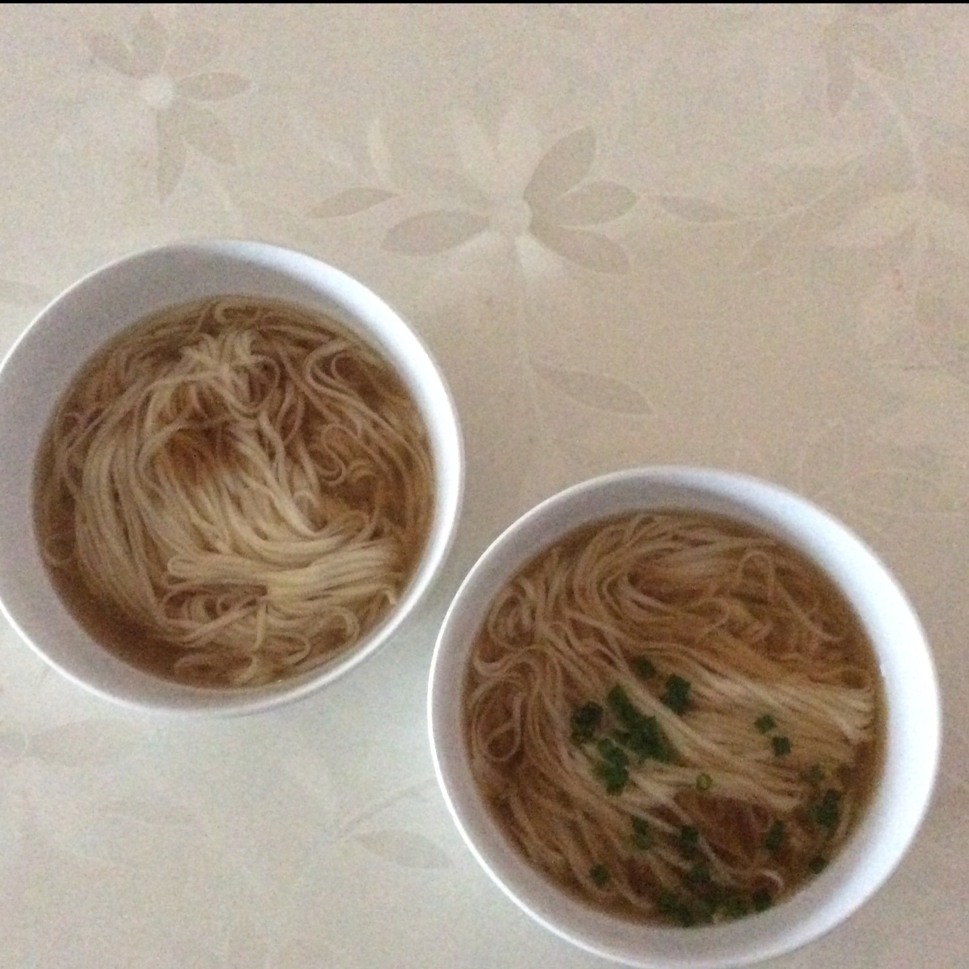 小葱麻油酱油面