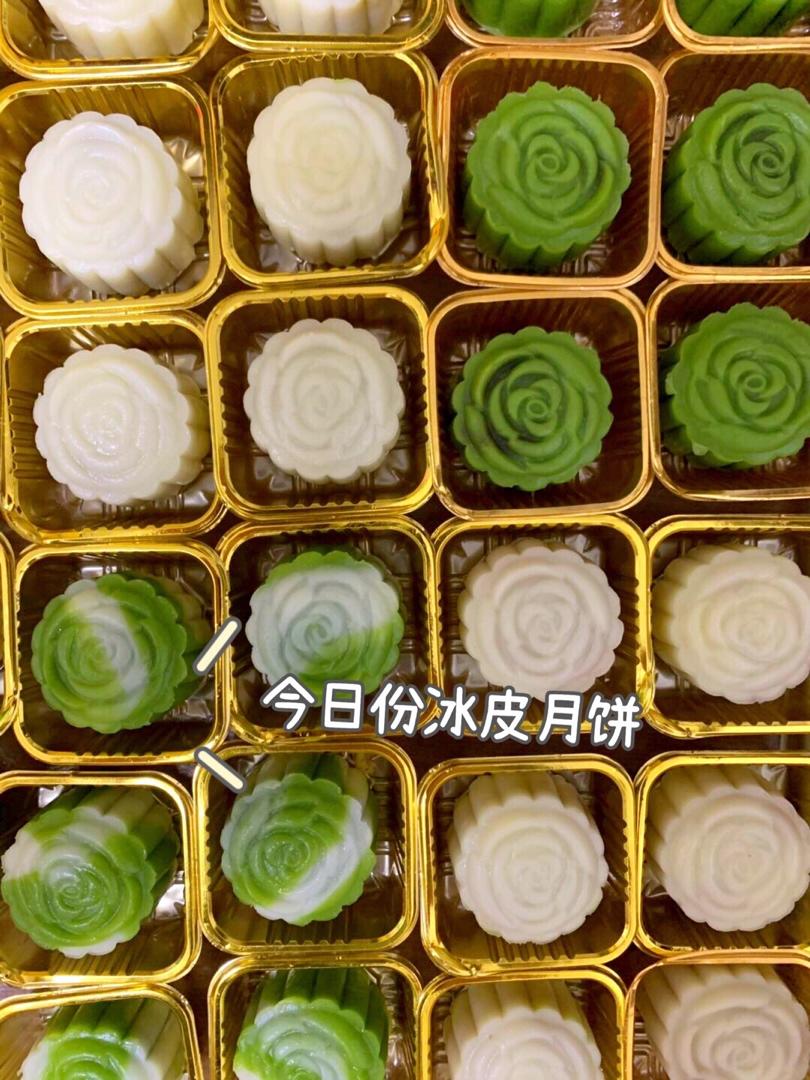 🥮高颜值｜冰皮月饼—6重口味，3天依然软糯Q弹｜快手简单美味｜无需烤箱