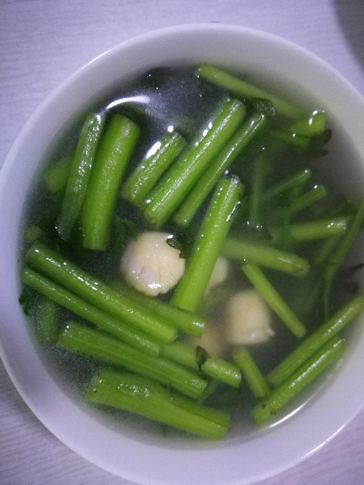 牡蛎茼蒿豆腐汤