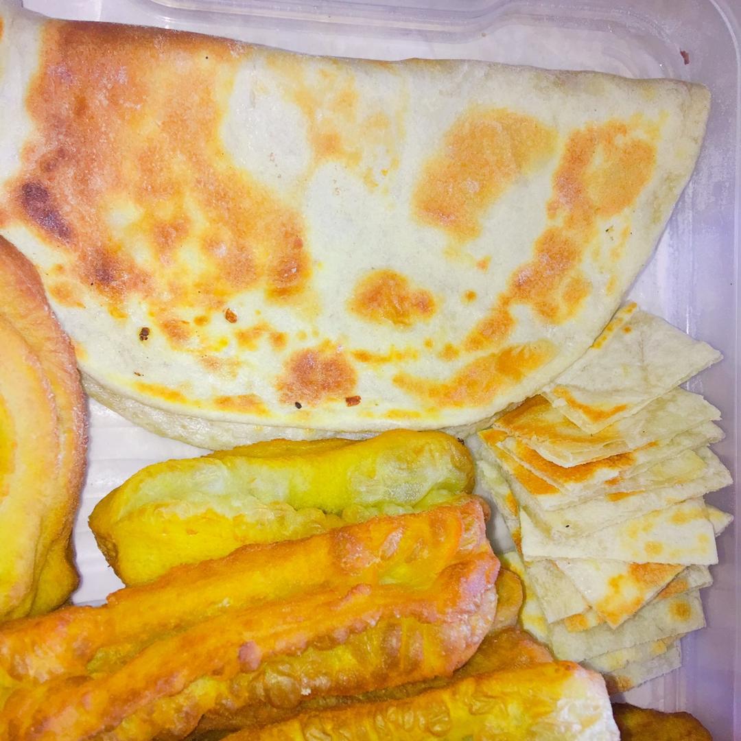 鱼头泡饼的泡饼～超简单，超好吃
