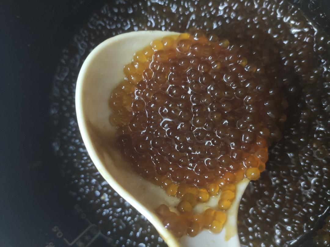 嚼着吃的红糖西米奶茶！超低脂，好喝不怕胖