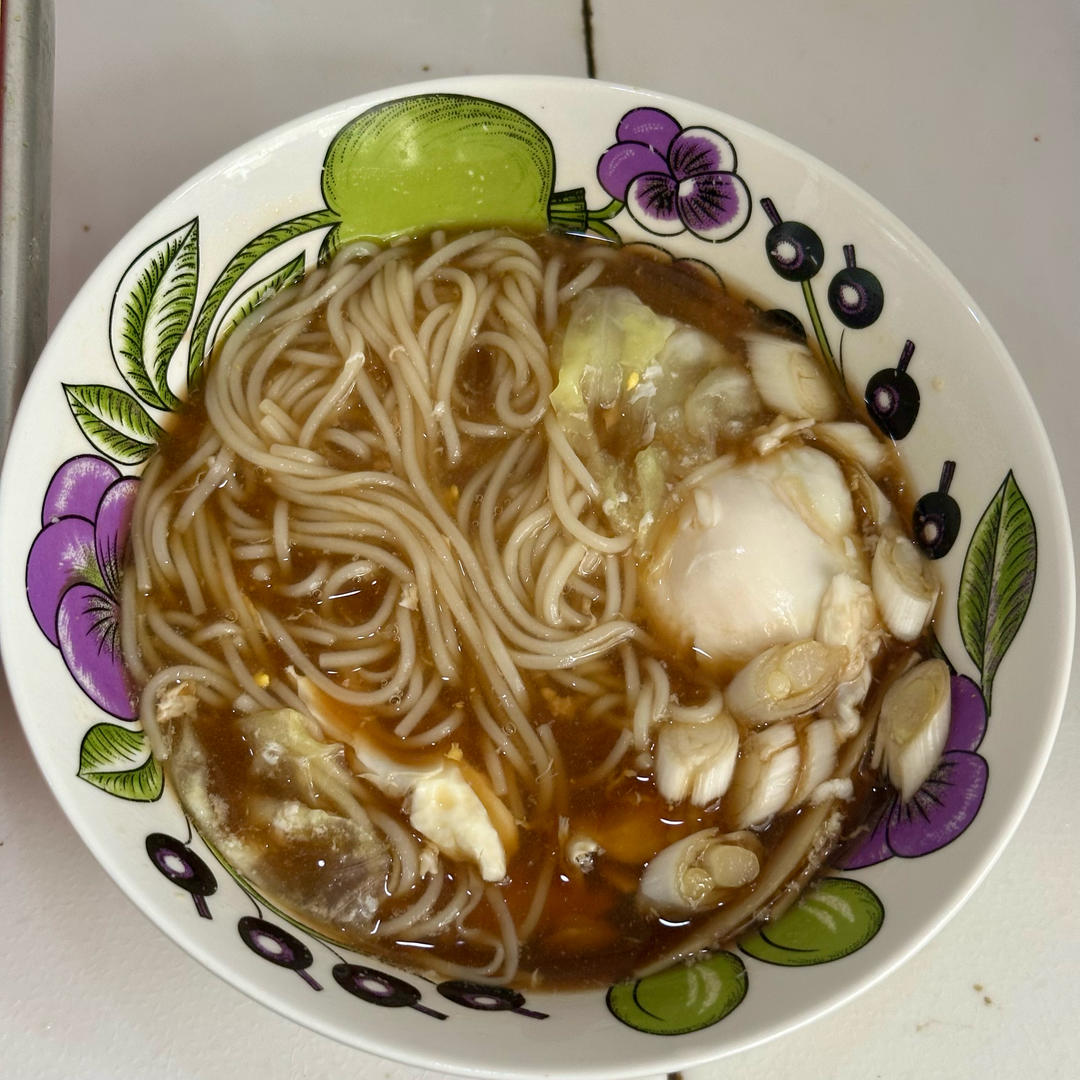 能治感冒的快手阳春面🍜营养热汤面（辛温解表）