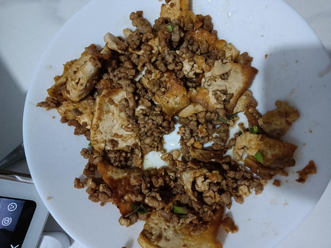 焖煎豆腐