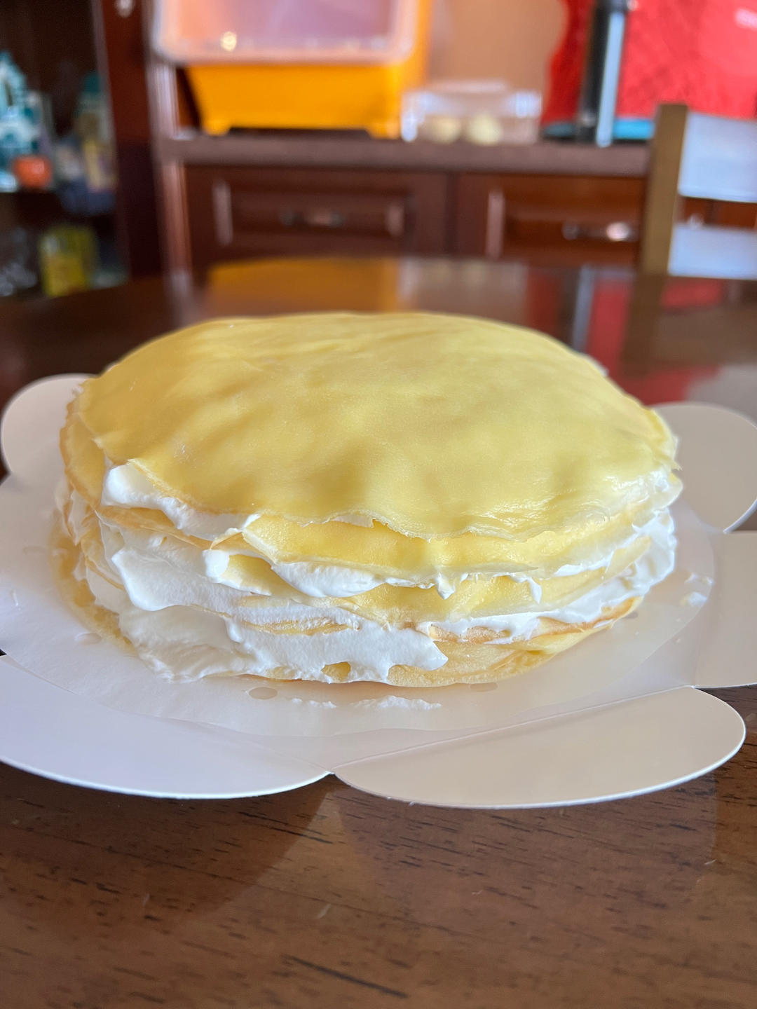 芒果千层蛋糕，100%成功告别煎皮无能