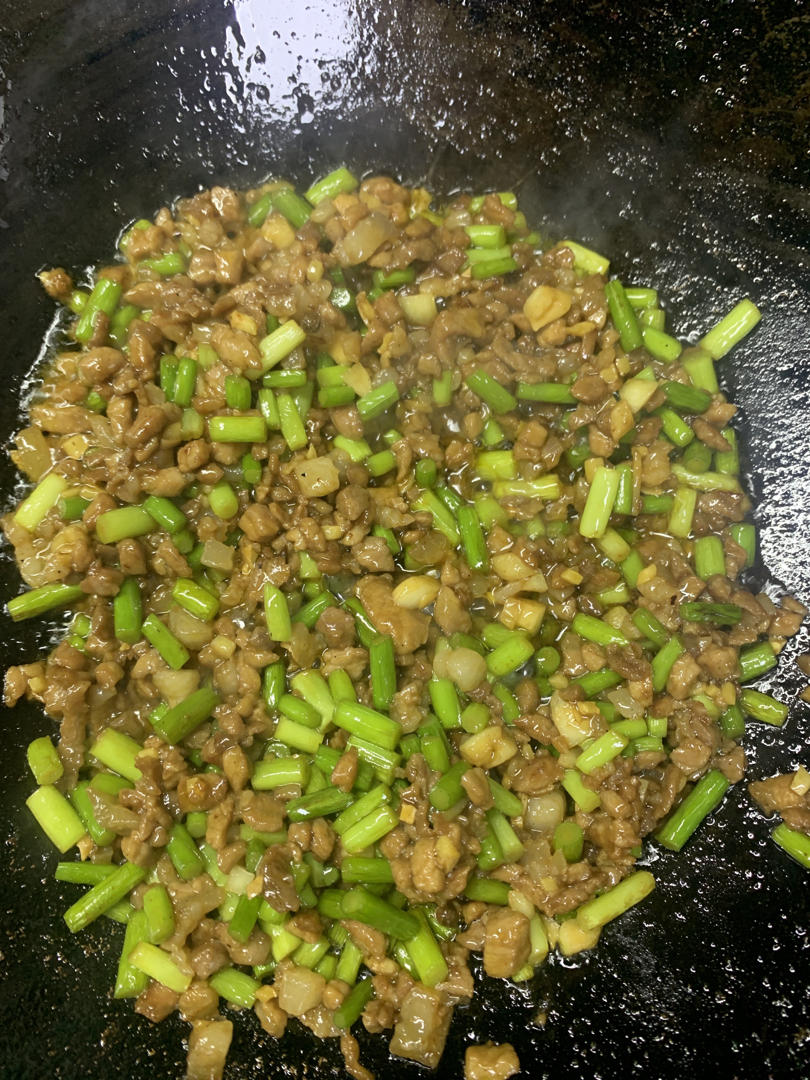 超下饭的蒜苔炒肉末