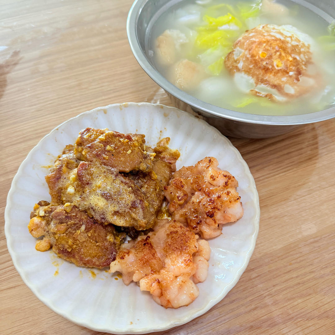 好吃到飞起的煎虾饼