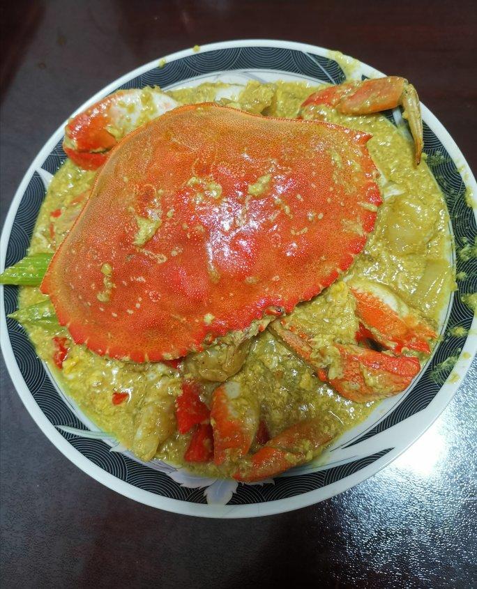 泰式咖喱炒蟹
