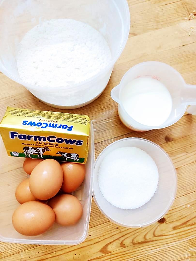 纯奶手撕吐司的做法 步骤1