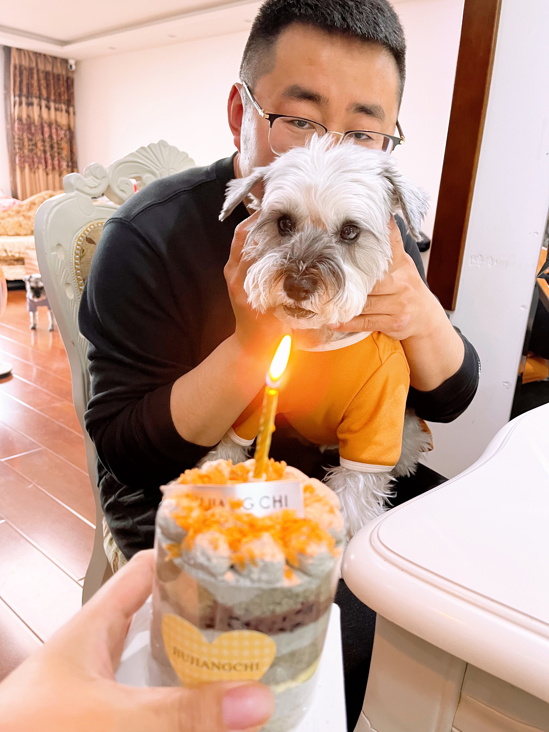 狗狗生日蛋糕（内附八寸古早蛋糕方法）