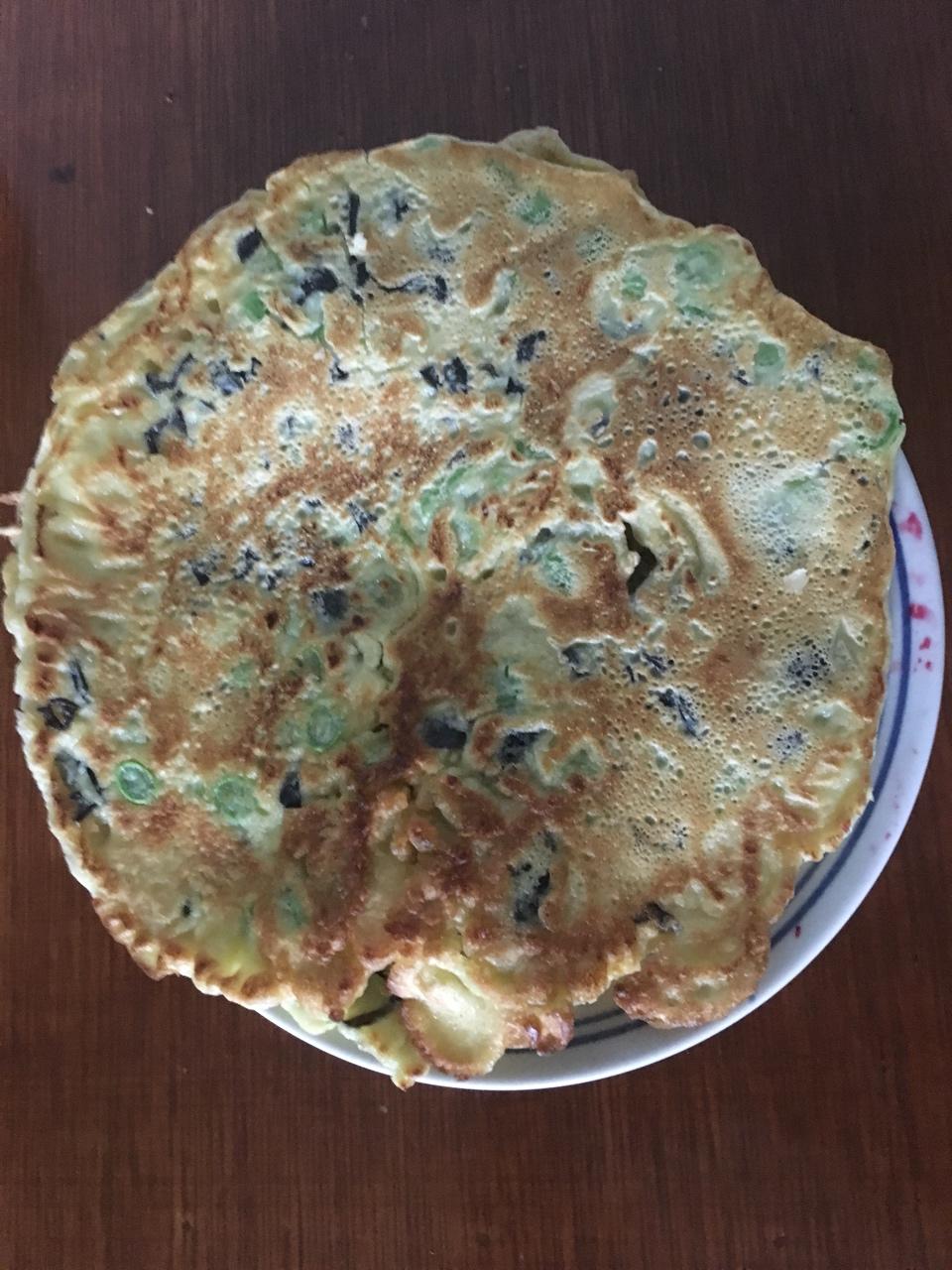 快手鸡蛋饼～～十分钟早餐！