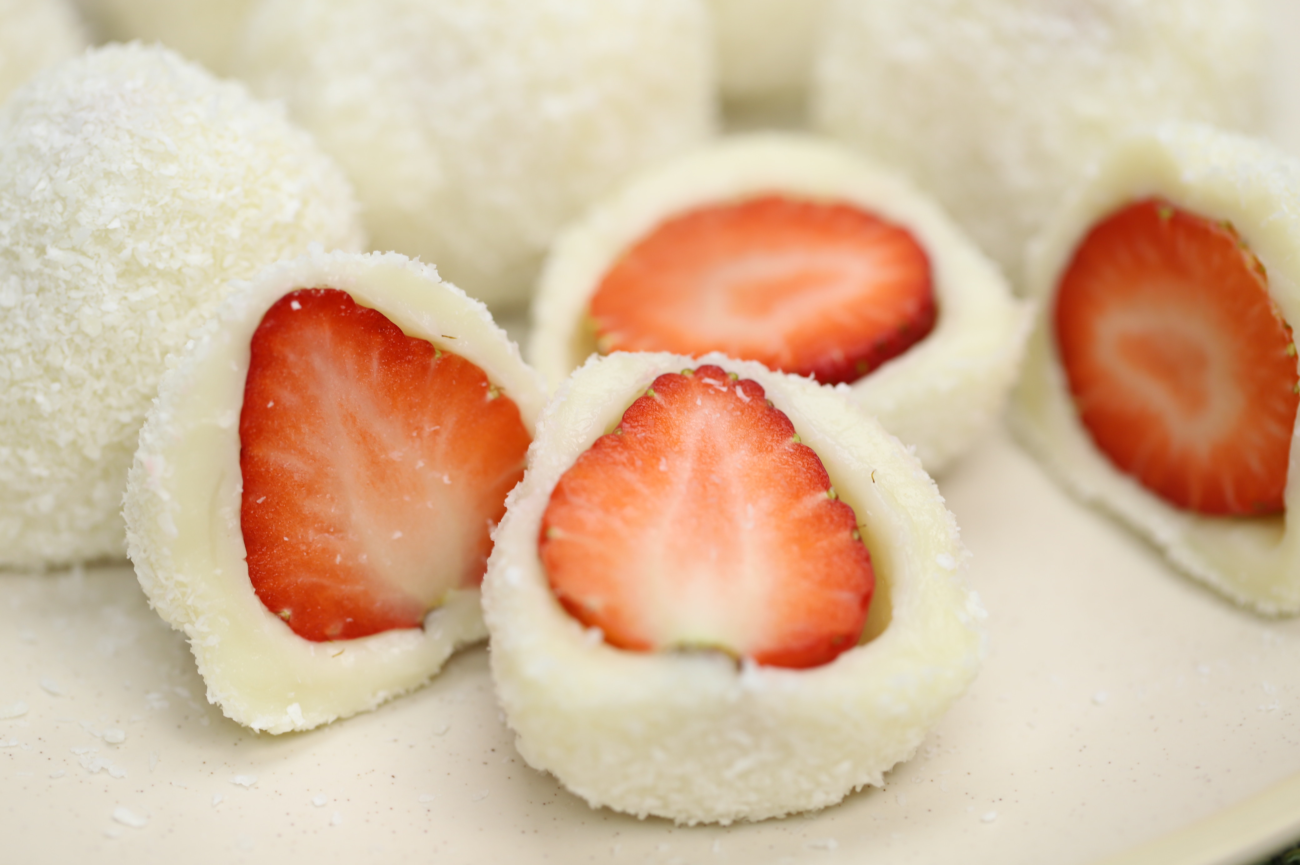 草莓糯米糍【凯度蒸烤箱版】的做法