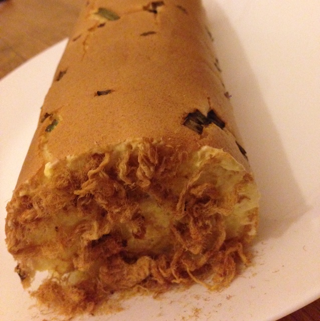 超赞的肉松火腿蛋糕卷