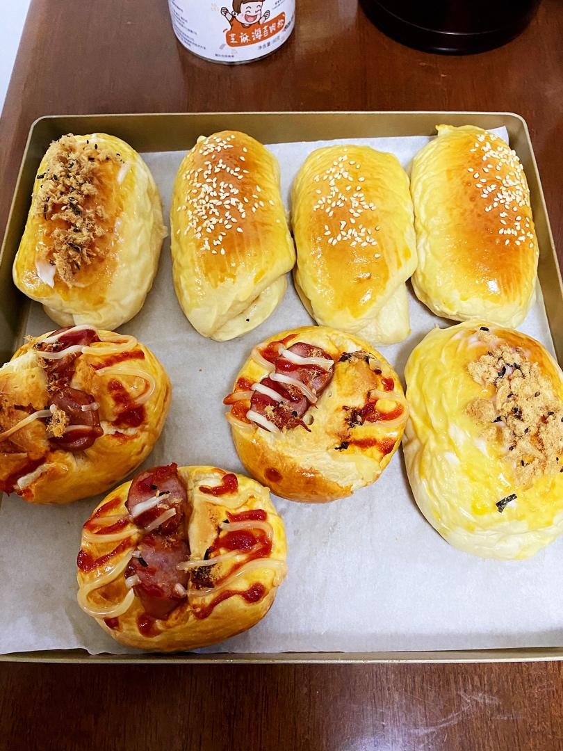 65度汤种松松面包（消耗肉松）