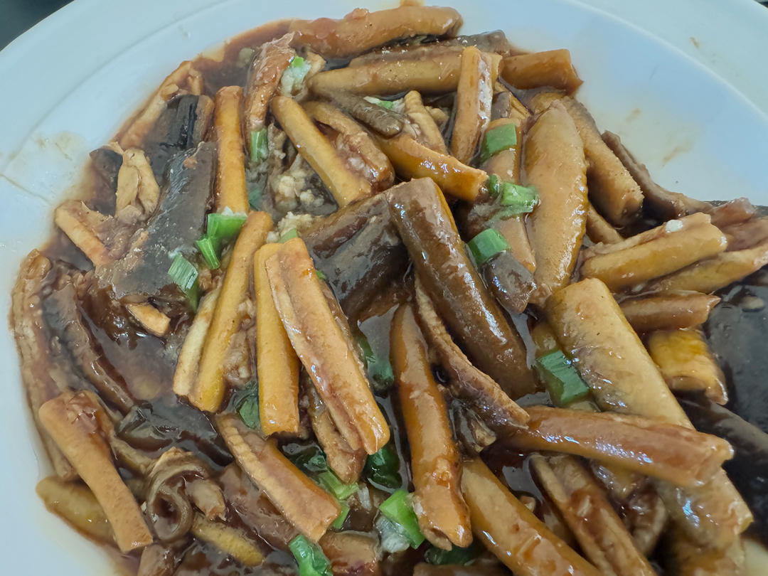 大师级正宗老上海本帮菜响油鳝丝