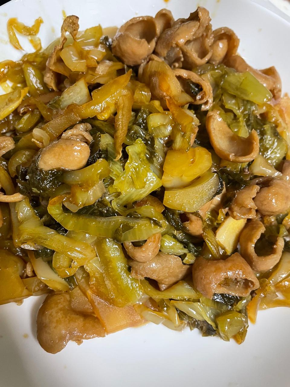 酸菜炒大肠