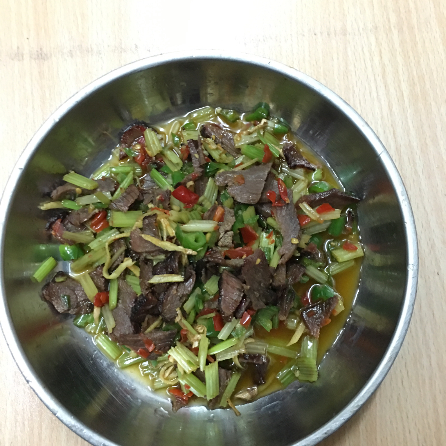 芹菜炒牛肉