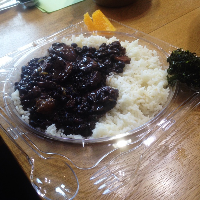 ortensia3做的巴西黑豆饭feijoada
