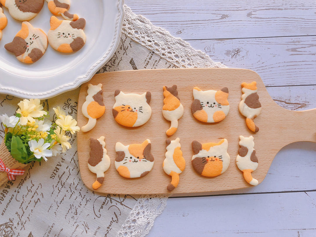 可爱猫咪曲奇饼干