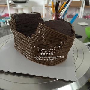 海盗船造型蛋糕制作过程的做法 步骤4