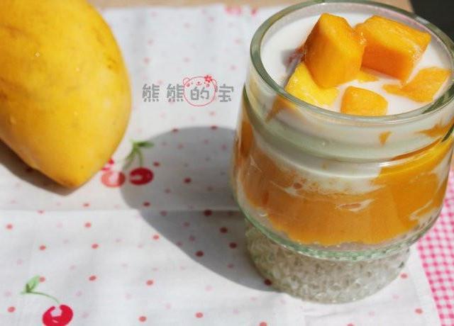 椰香芒果西米露的做法