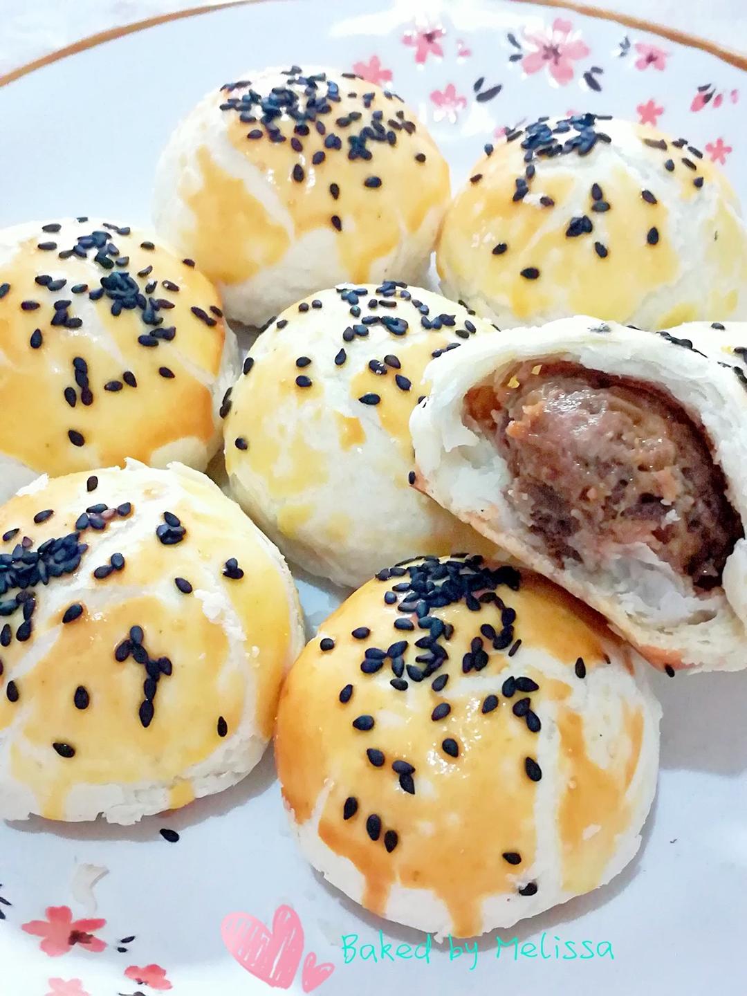 泳式鲜肉榨菜月饼