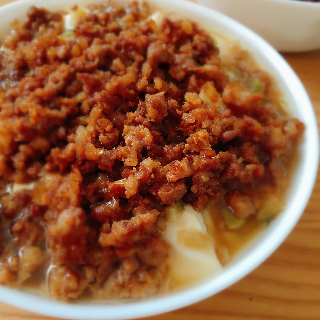 肉末蒸豆腐