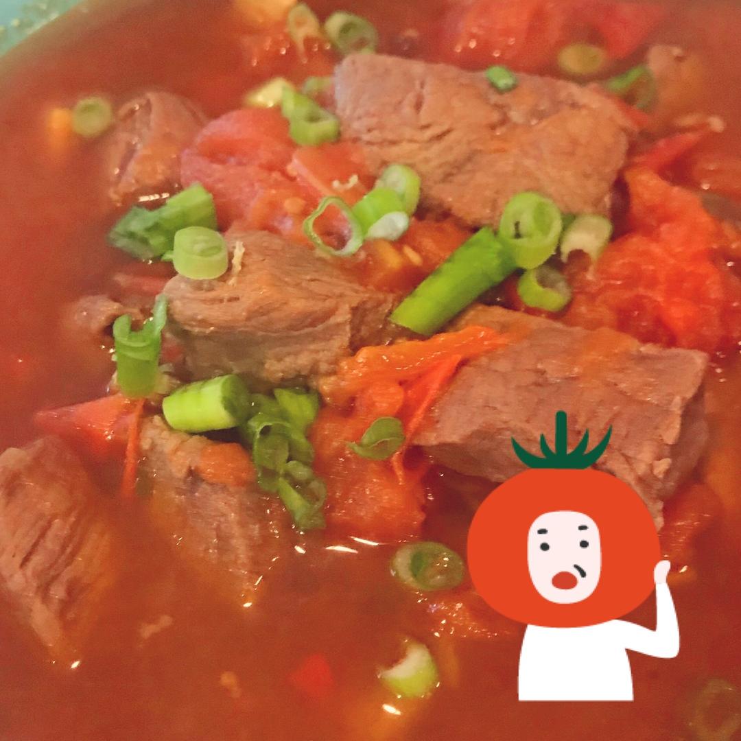 番茄土豆炖牛腩