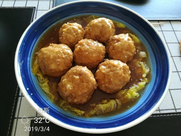 最好吃的扬州狮子头